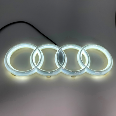 Lighting Trendz Audi Single Color White Start Up Logo - 273MM